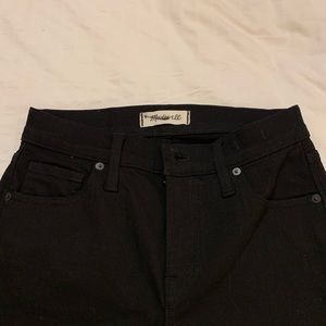 Madewell HighRise Skinny Black Jeans